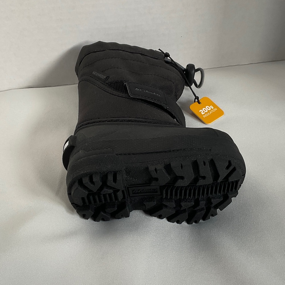 Columbia toddler Kids Black Snow powderbug‎ plus L Boot size 4 - Picture 5 of 7